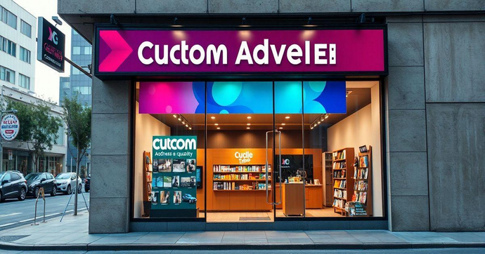 Adesivo Vitrine Personalizado: Sua Marca em Destaque