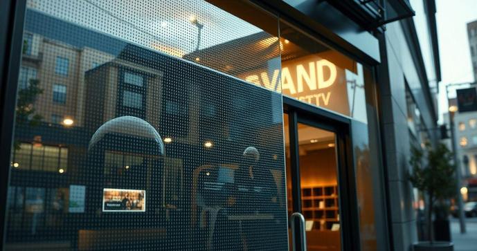 Adesivo Perfurado para Vitrine: Vantagens e Aplicações