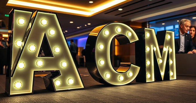Letras em ACM com LED: Beleza e Funcionalidade