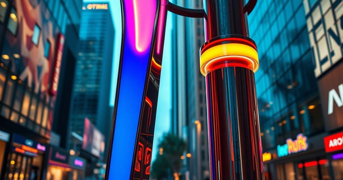 Totem luminoso fachada: Como escolher o ideal para sua empresa