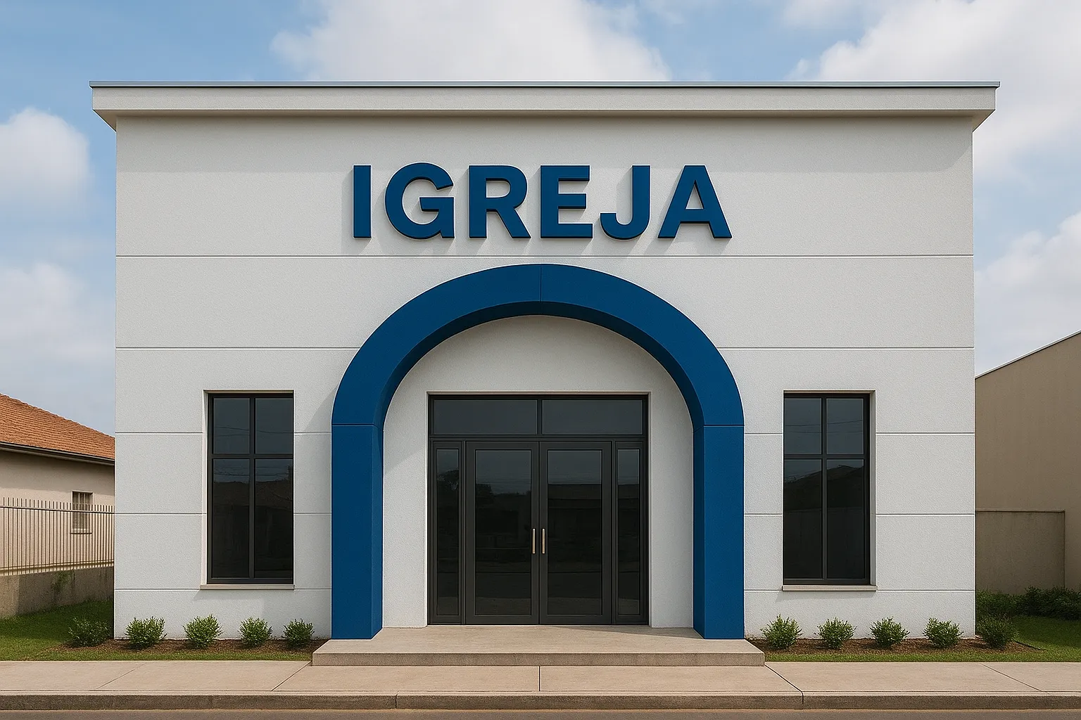 Fachada De Igreja Em Acm Fachada De Igreja Em Acm